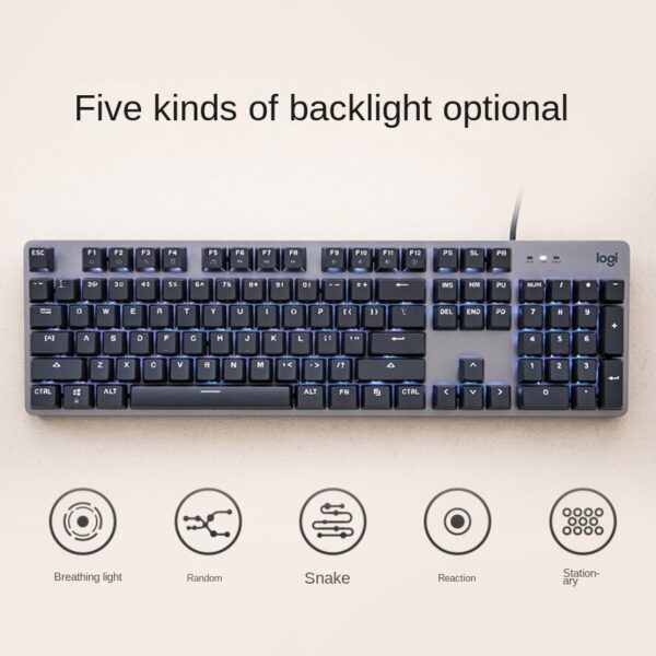 Logitech K845 Mechanical Backlit Keyboard Wired PlayerUnknown's Battlegrounds Keyboard - Image 5