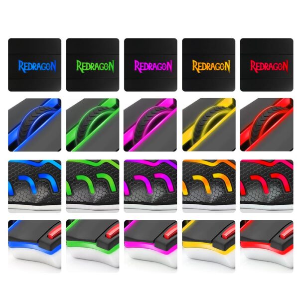 Redragon Gaming Mouse PC 24000 DPI 9 programmble buttons ergonomic design high-speed USB Wired for Desktop - Image 3
