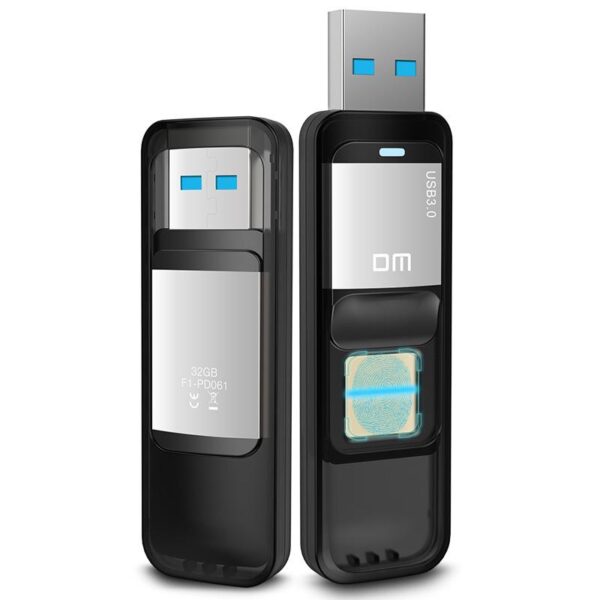 DM PD061 USB3.0 32G 64G High-speed Recognition Fingerprint Encrypted Pen Drive Security Memory USB Stick - Image 6