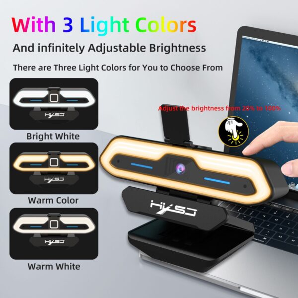 Computer camera with built-in microphone, AF autofocus, USB high-definition night vision, live streaming, video conferencing, online courses - Image 3