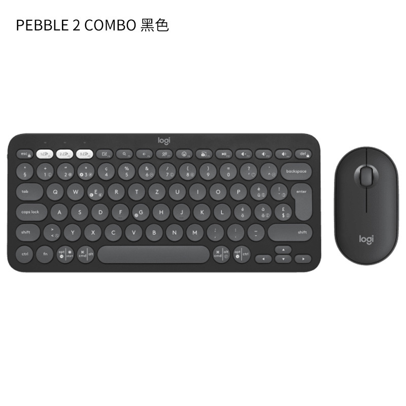 Logitech K380 Mini Bluetooth Wireless Keyboard Tablet Phone Pebble2+K390 Set - Image 12