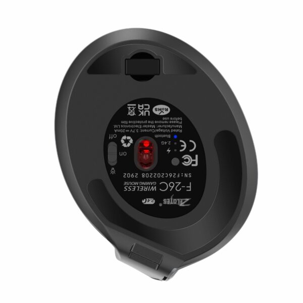 ZELOTES Master F-26C Display Bluetooth Wireless Charging Dual Mode Grip Vertical Anti Mouse Hand Mouse - Image 2