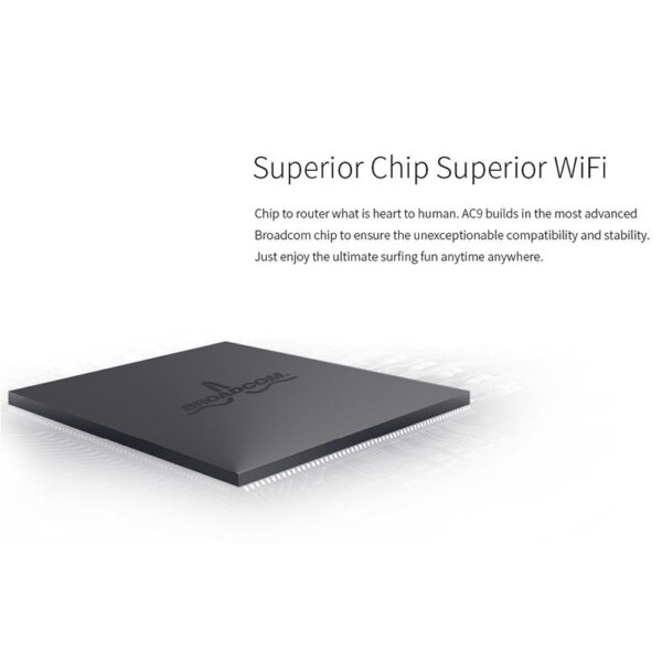 Tenda AC9 1200M Smart Dual-Band 802.11AC 2.4G/5G Gigabit Wireless WiFi Router Repeater, Broadcom Chip, English/European Firmware - Image 2