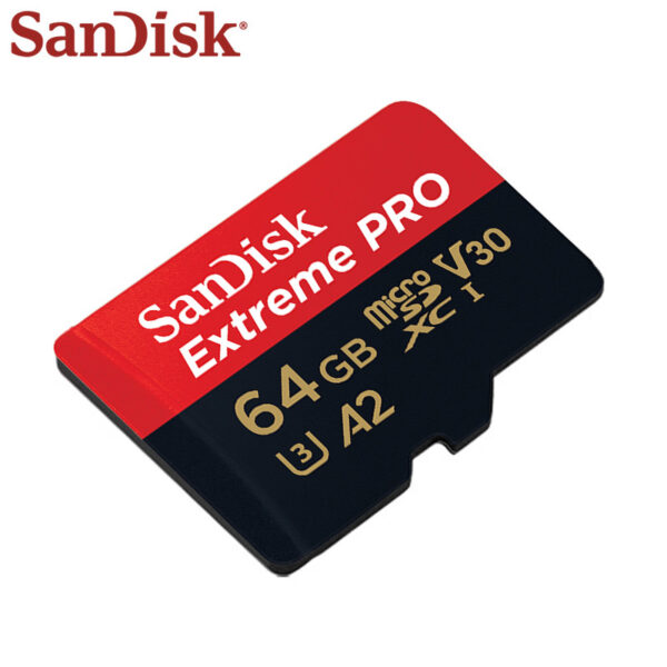 Original Sandisk Extreme Pro Micro SD Card up to 170MB/s A2 V30 U3 64GB 128GB Sandisk TF Card Memory Card With SD Adapter - Image 2