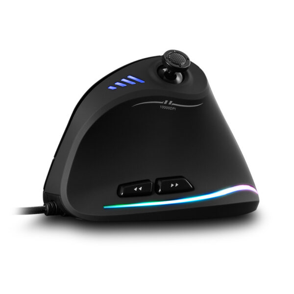 Master C18RGB Vertical Mouse Grip Ergonomic Joystick Game Wired Mouse Notebook Mouse - Image 2
