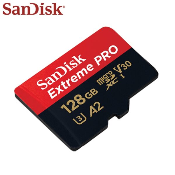Original Sandisk Extreme Pro Micro SD Card up to 170MB/s A2 V30 U3 64GB 128GB Sandisk TF Card Memory Card With SD Adapter - Image 3