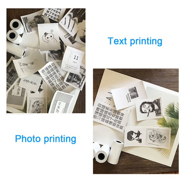 Portable Thermal Bluetooth Printer 58mm Mini Wireless POS Thermal Picture Photo Printer for Android IOS Mobile Phone - Image 6