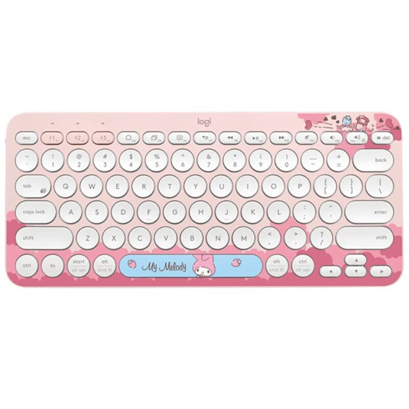 Logitech K380 Mini Bluetooth Wireless Keyboard Tablet Phone Pebble2+K390 Set - Image 11