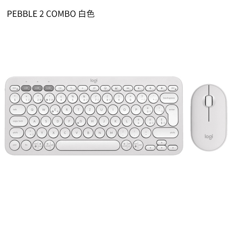 Logitech K380 Mini Bluetooth Wireless Keyboard Tablet Phone Pebble2+K390 Set - Image 13