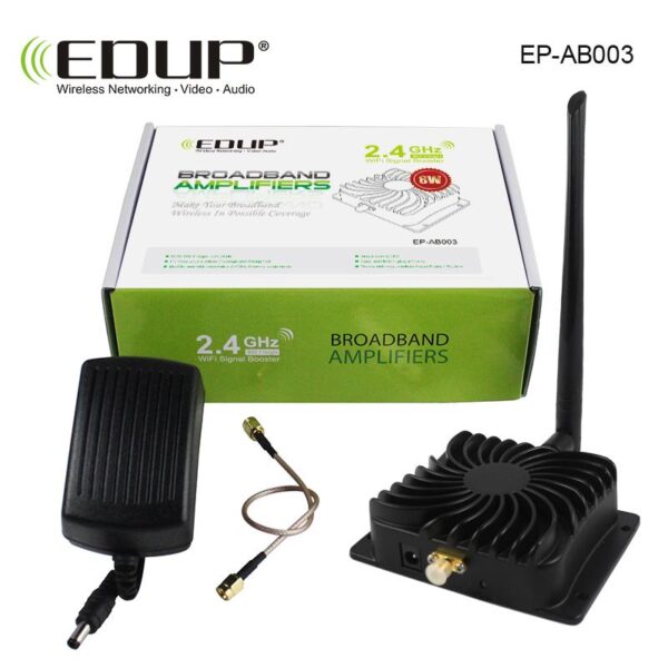 EDUP EP-AB003 2.4Ghz 8W 802.11n Wireless Wifi Signal Booster Repeater Broadband Amplifiers for Wireless Router adapter - Image 2